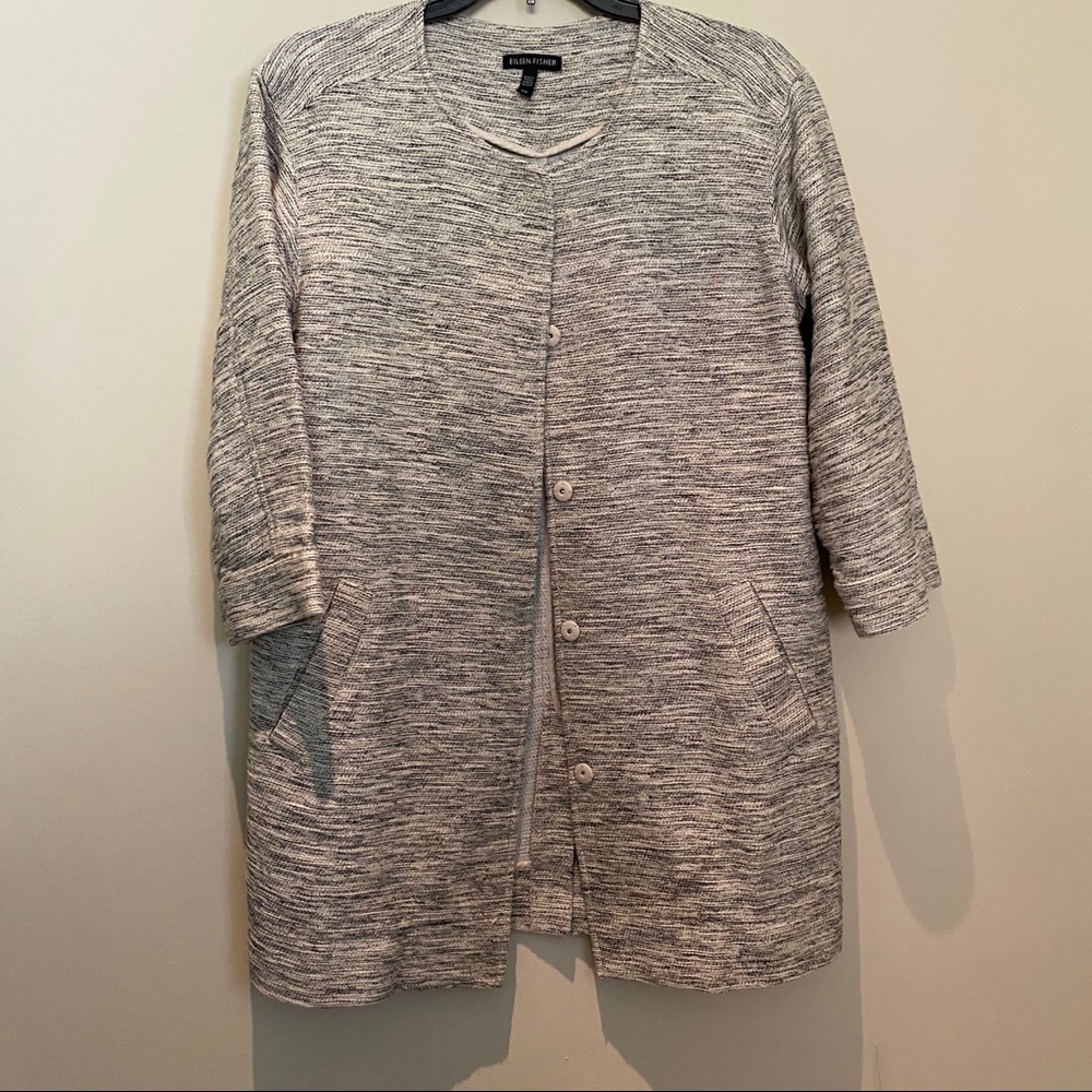 Eileen Fisher Light Grey Jacket